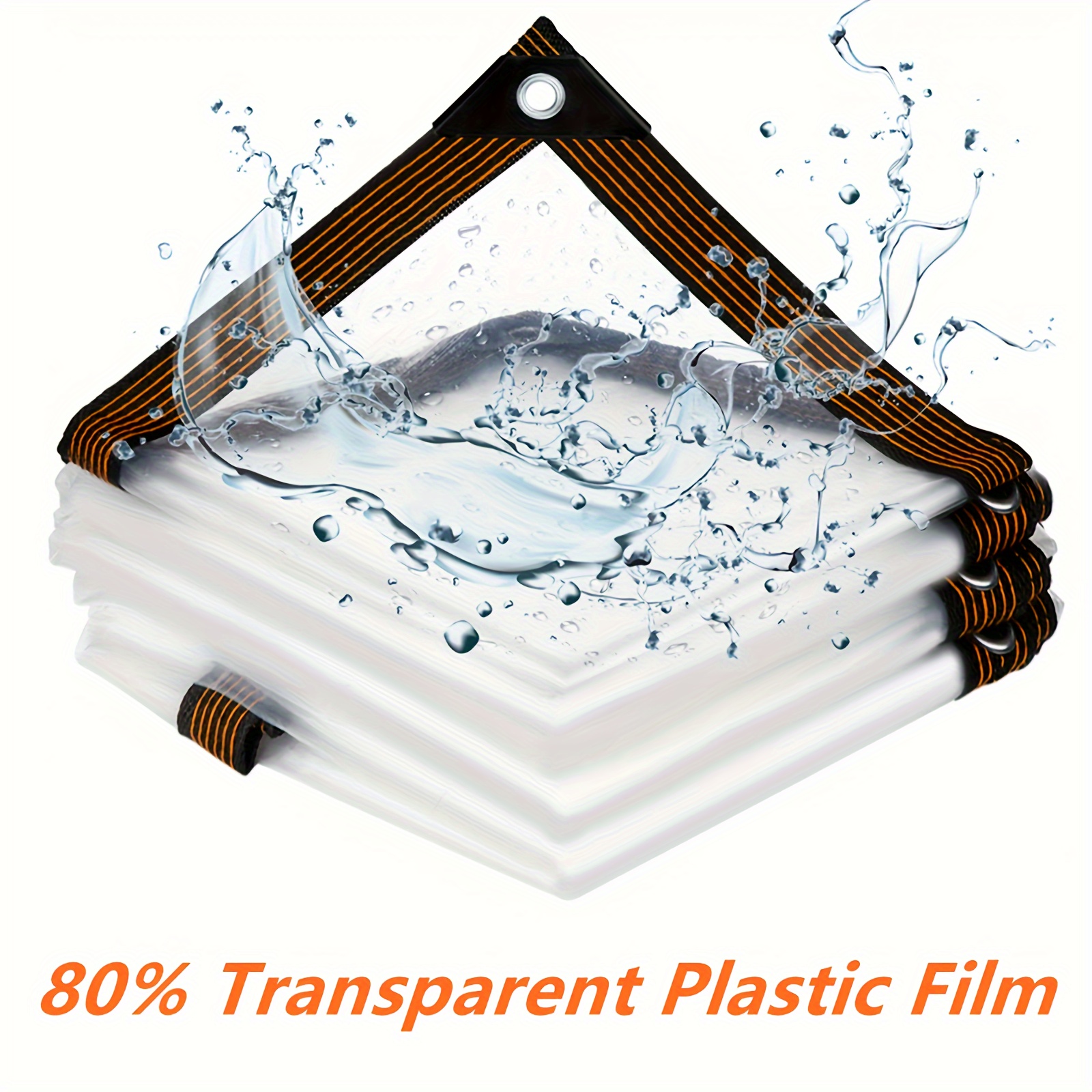 1pc Lona Impermeable Transparente Cubierta Plástico - Temu Chile