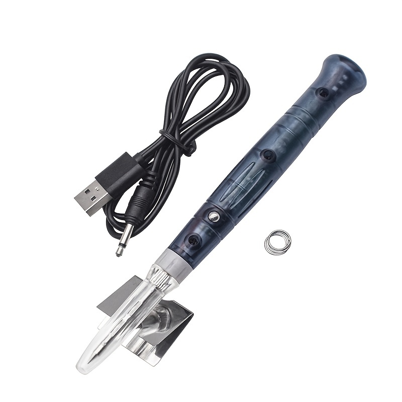 5V USB Soldering Iron with Indicator Light Handle Welding Gun Repair Kit