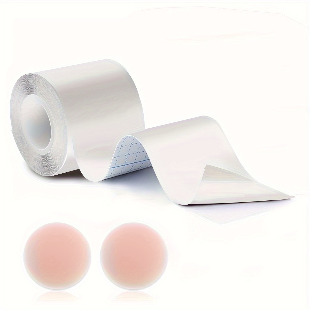 Boob Tape,Clear Breast Lift Tape for A-DD Cup Large Breast,Invisible and  Breathable Push Up Tape,Transparent& Sweatproof Body Tape for Breast