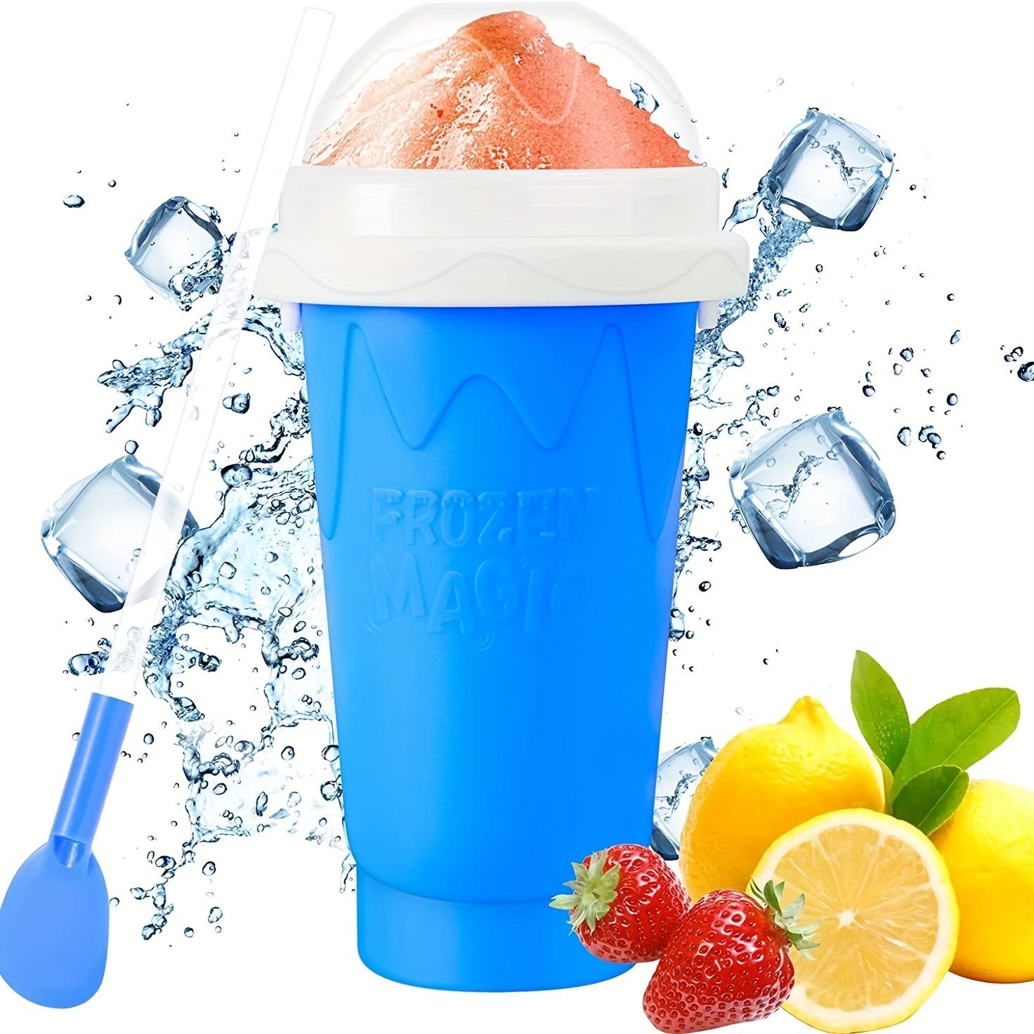Frozen Magic Slushy Maker Cup Multipurpose Ice Cream Maker Ideal for  Smoothies