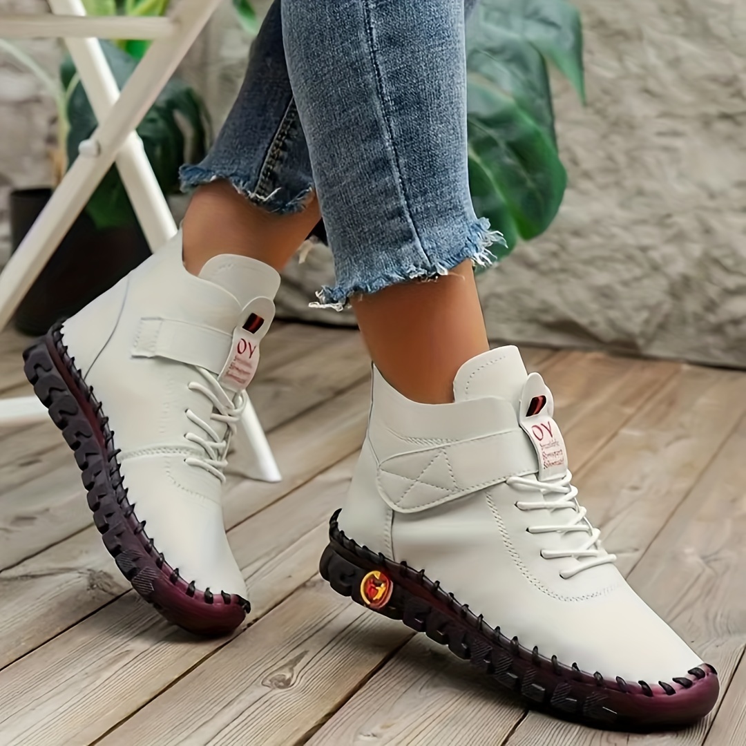 Womens leather cheap walking shoes