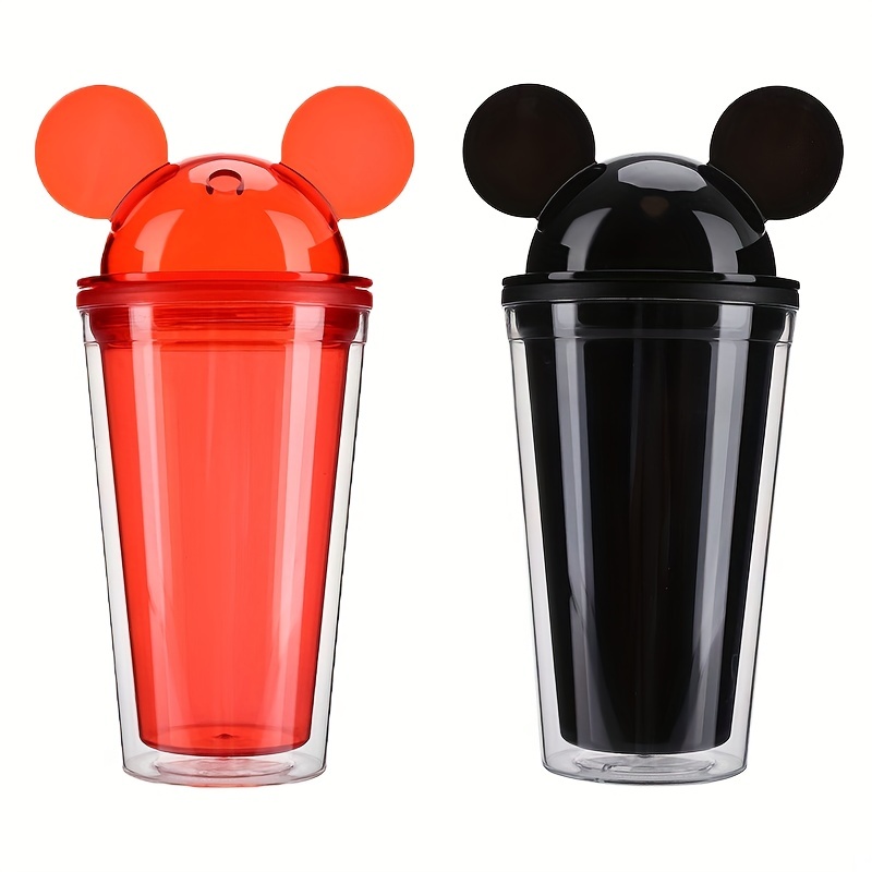 Hot Sell 450ml 650ml Reusable Plastic Double Wall Water Cup with