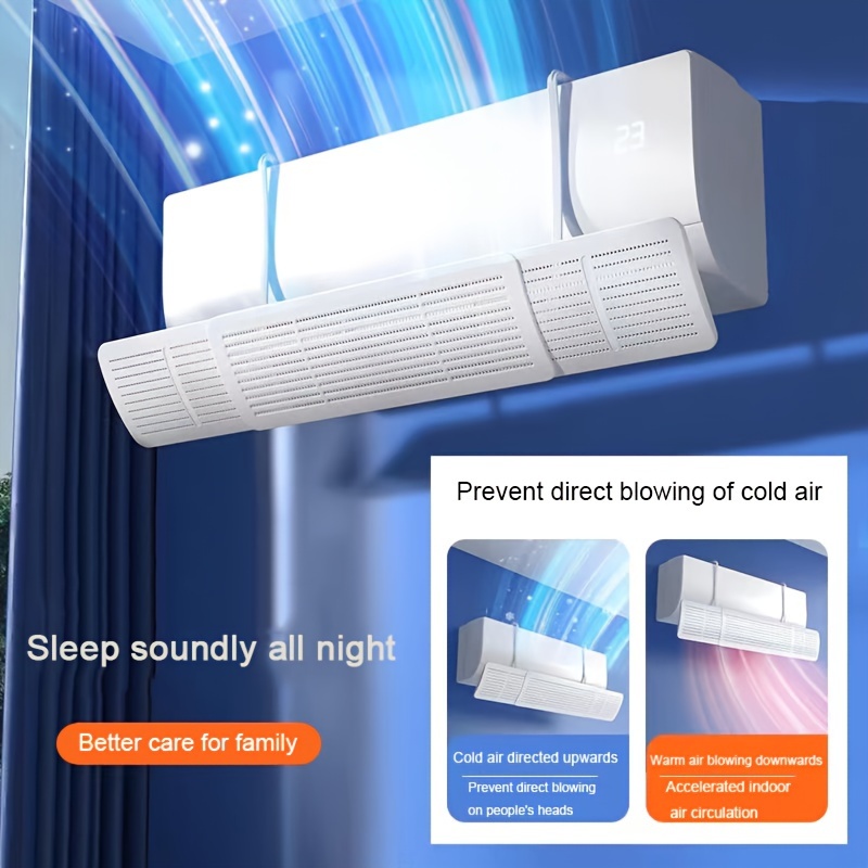 Einstellbare Anti-Direkt-Blasung Klimaanlage Abdeckung Home Office Klimaanlage  Windschutzscheibe Schallwand hängende Luftabweiser