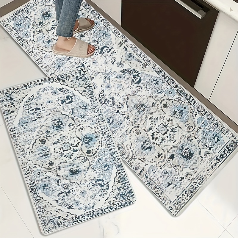 Debao Farmhouse Kitchen Rugs Washable Runner Rug Laundry Room Rug Cotton  Woven Rug Large Door Mat, 2'x8' Grey Long Hallway Runner Area Rugs for  Entryway Living Room Bedroom Dorm