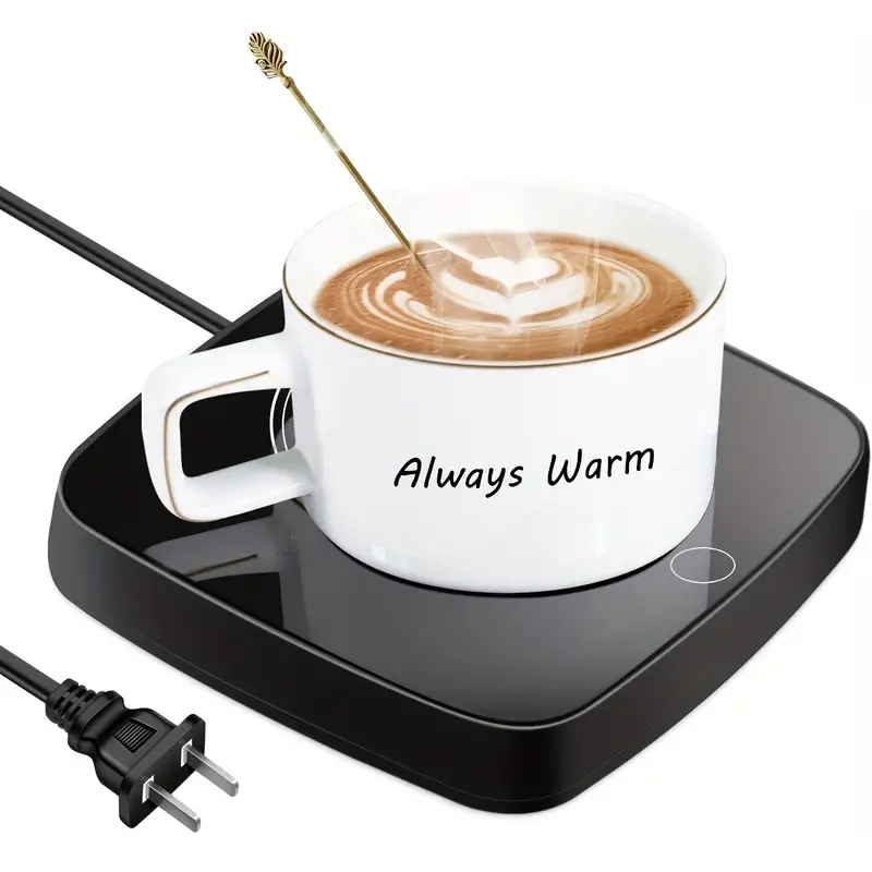 Calentador De Taza De Café Impermeable Inteligente Con 3 Ajustes De  Temperatura Para Calentar Y Calentar Café, Bebidas, Leche, Té Y Chocolate  Caliente - Temu