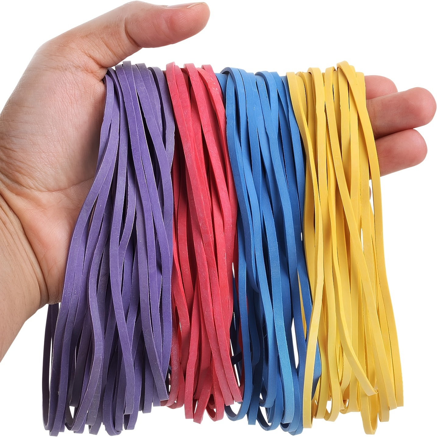 50Pcs Large Rubber Bands,70*3mm Elastic Bands Esee Heavy Duty Trash Can Band  for