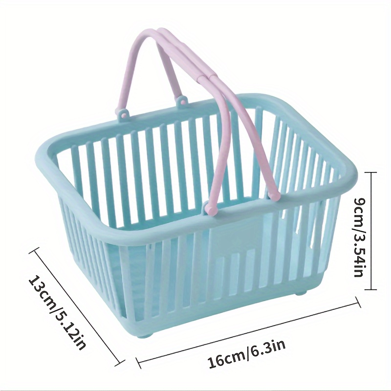 Portable Storage Box With Handles, Minimalist Storage Basket For Cosmetic,  Stationary, Toiletry, Medicine And Sundries, Household Multi-functional Storage  Organizer - Temu