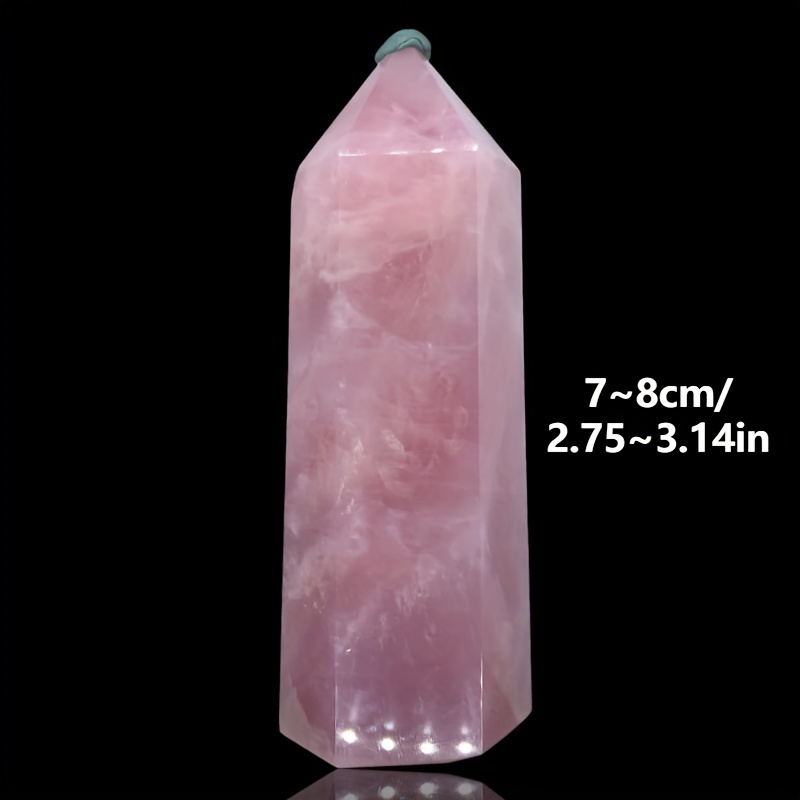 Rose Quartz Natural Healing Crystal Tower