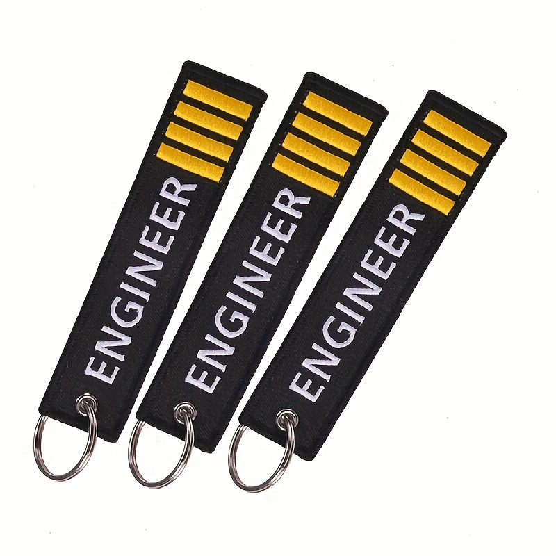 3/5pcs Stylish Engineer Keychain With