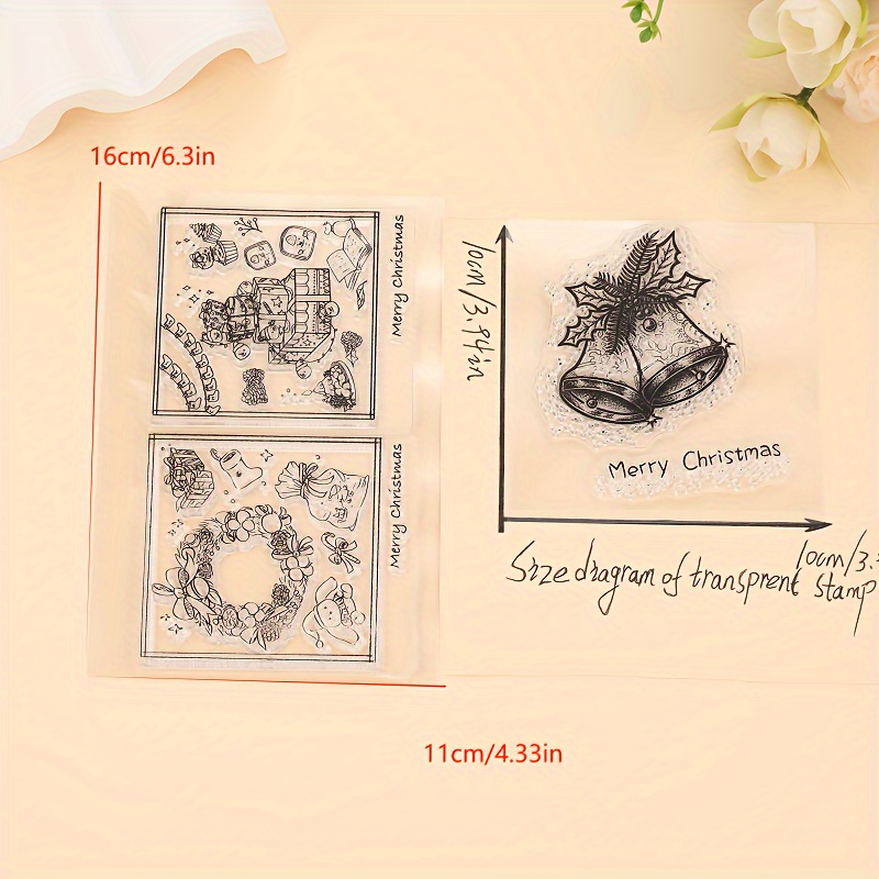 Transparent Rubber Seal Stamps Retro Rubber Clear Stamp For - Temu