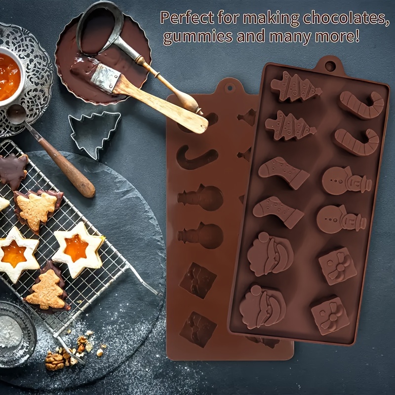 Christmas Chocolate Mold Silicone - Temu