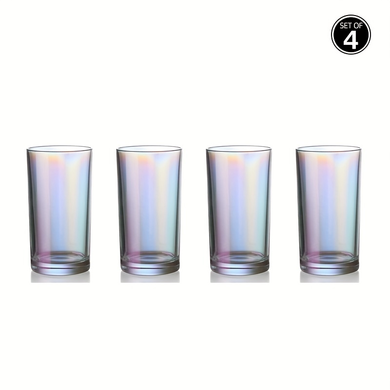 SHIPPLIER (Pack of 6) Highball Glasses Tall Drinking Glasses Cocktail Glass  Set Lead-Free Crystal Glassware. Bourbon or Whiskey Glass Cup, Bar, Iced  Tea, Water, Mojito and Tom Collins Glasses Glass Set Water/Juice