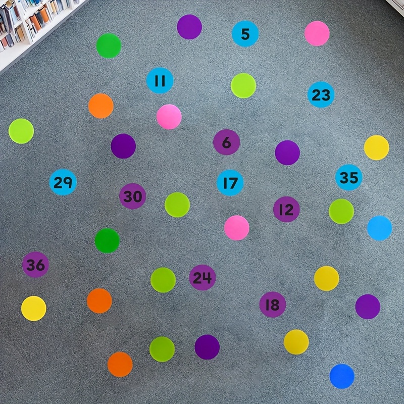 Carpet Floor Dot Markers,, Teacher Classroom Sitting Carpet Dots, Student  Fixed Dot Markers, Multicolor Spot Circle Markers For Games And Teachers (6  Colors) - Temu Lithuania