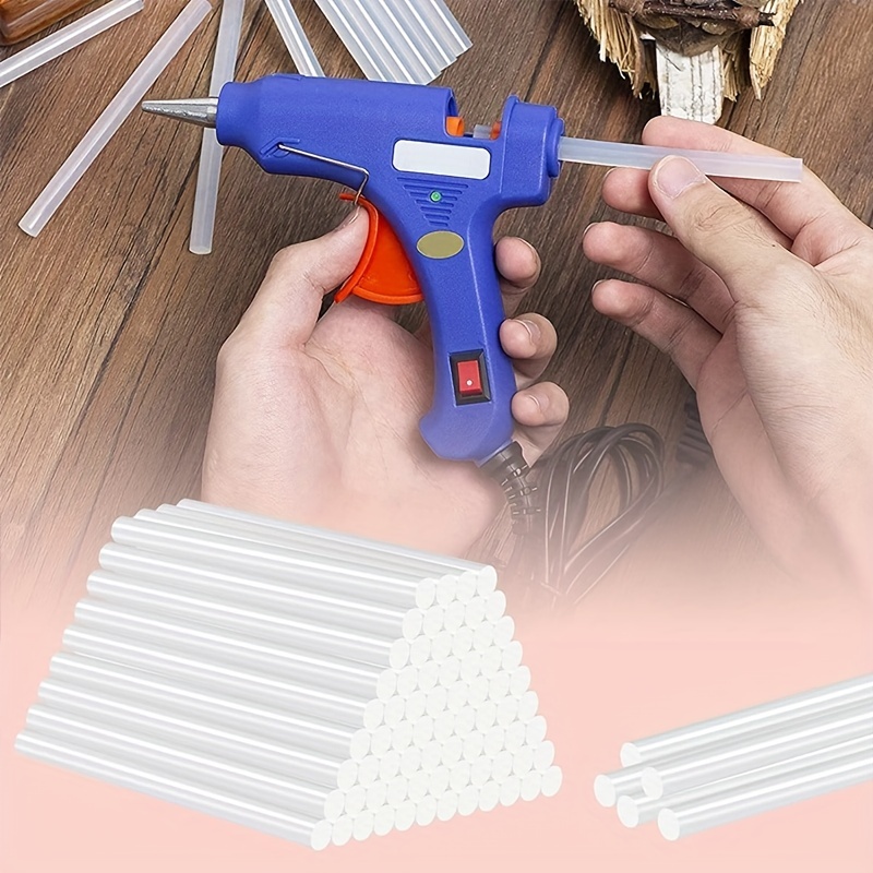 20pcs/Set Mini Hot Glue Gun Sticks, 0.43 X 4 Inches, Compatible With Most  Glue Guns,Multipurpose For Art, Craft, DIY And Most Gluing Projects, Clear