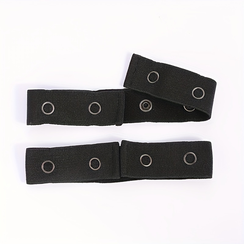1 2pcs Adjustable Waist Elastic Band Pants Waist Extender Buckle Elastic  Pants Waistband Belt - Arts, Crafts & Sewing - Temu