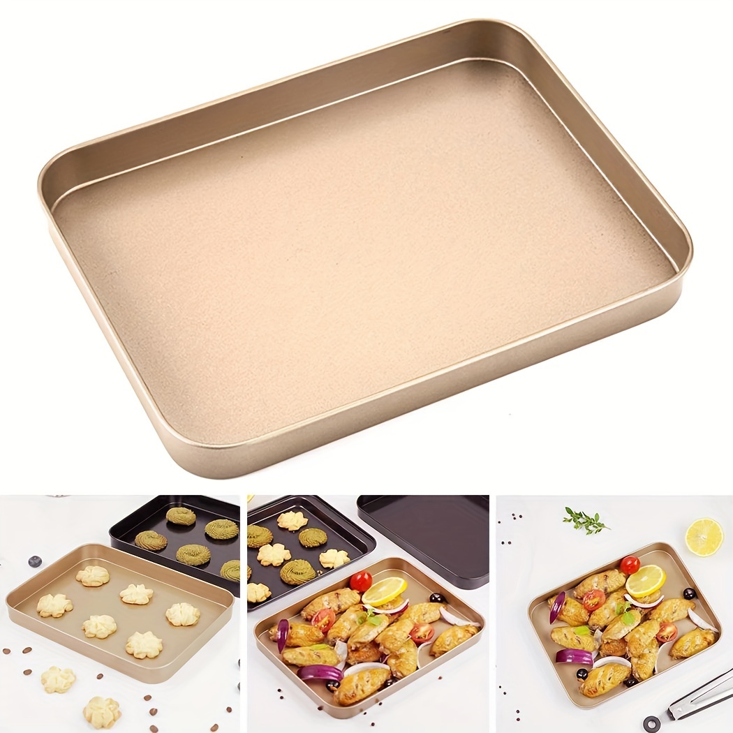 HONGBAKE Round Cake Baking Pan, 8 Inch, Shallow Cookie Pans, Layer Cake  Pans with Wider Grips, Nonstick Circle Pizza Tin, Huty Duty, Dishwasher  Safe