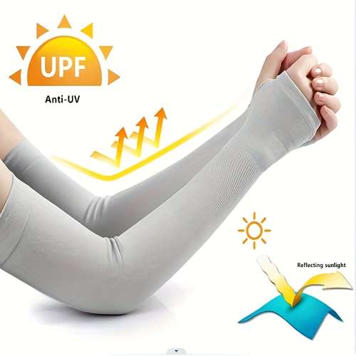 1 Pair, Breathable Thin UV Protection Arm Sleeves For Summer