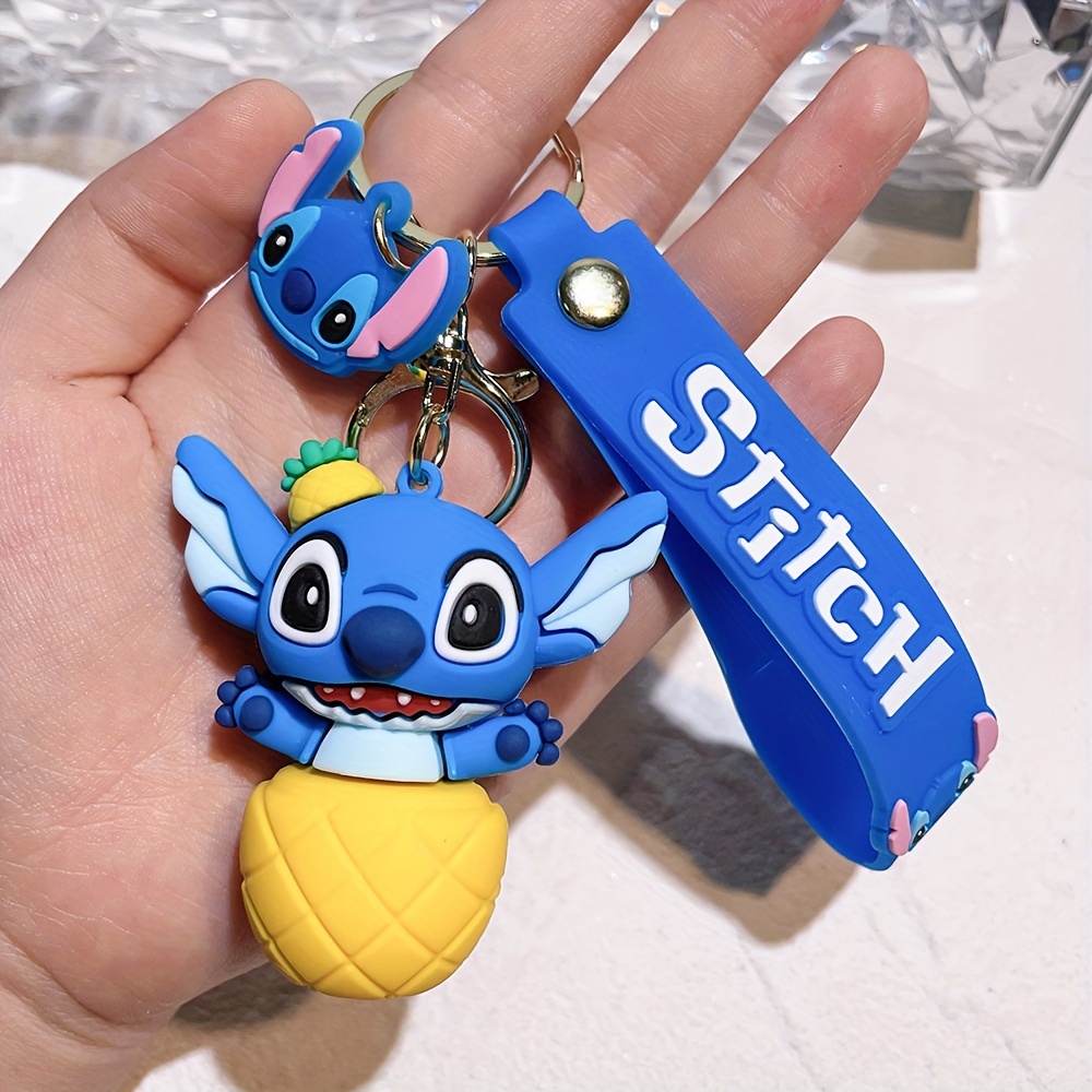 LLavero de peluche de Lilo & Stitch para niño y niña, juguete de dibujos  animados esponjoso de Anime, colgante de bolsa de muñeca de ángulo, estilo  japonés, regalos - AliExpress