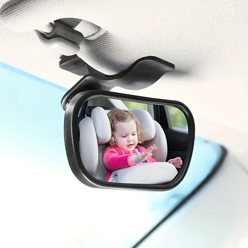 Espejo de auto para bebé, espejo de asiento de auto DARVIQS, monitorea de  manera segura a un niño pequeño en el Asiento trasero del carro, acrílico