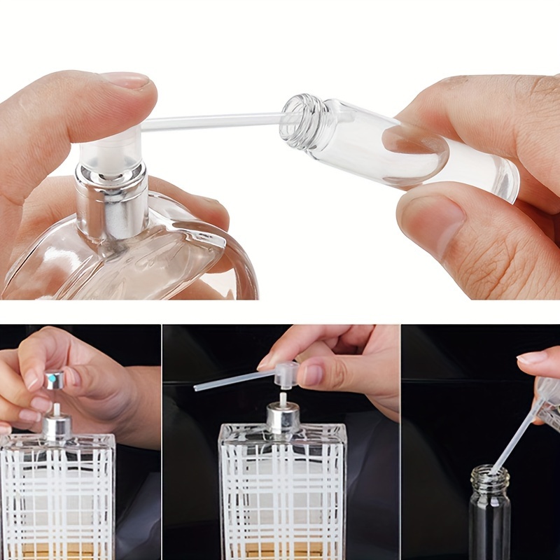 10pcs Perfume Refill Pump Cosmetic Dispenser Pump Transfer Tool Used For  Travel Refillable Perfume Spray Bottle