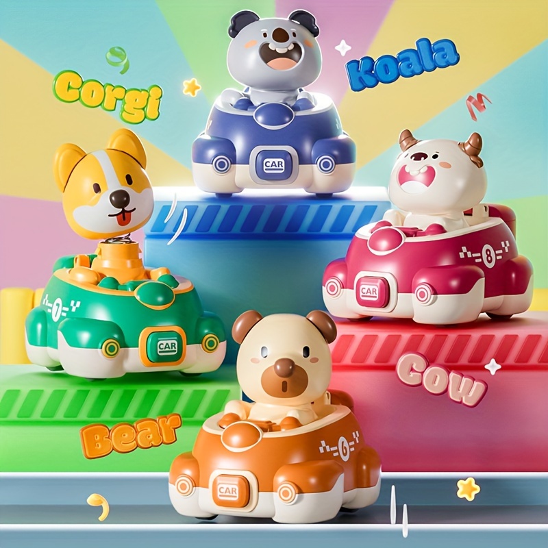 Press Then Go Toys Cars Cute for Ages 3 4 5 Years Old Boys Girls Birthday  Gift