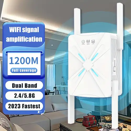 Ripetitore Ripetitore WiFi Extender Per Casa Ed Esterno, Router Ripetitore  WiFi Dual Band 2.4G E 5G, Configurazione Semplice, Copertura A 360° - Temu  Italy