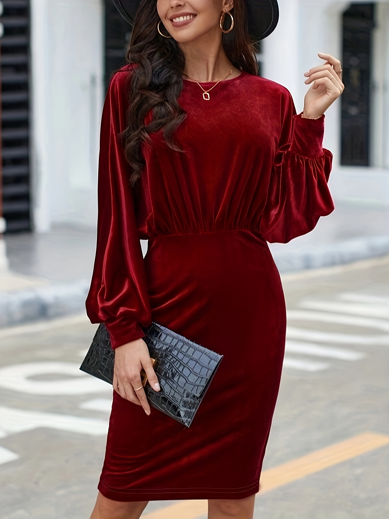 New Arrival Autumn and Winter Dresses Women Long Sleeve Bowknot Ladies  Office Dress Women Formal Work Career Dresses - China Dress and Ladies Dress  price