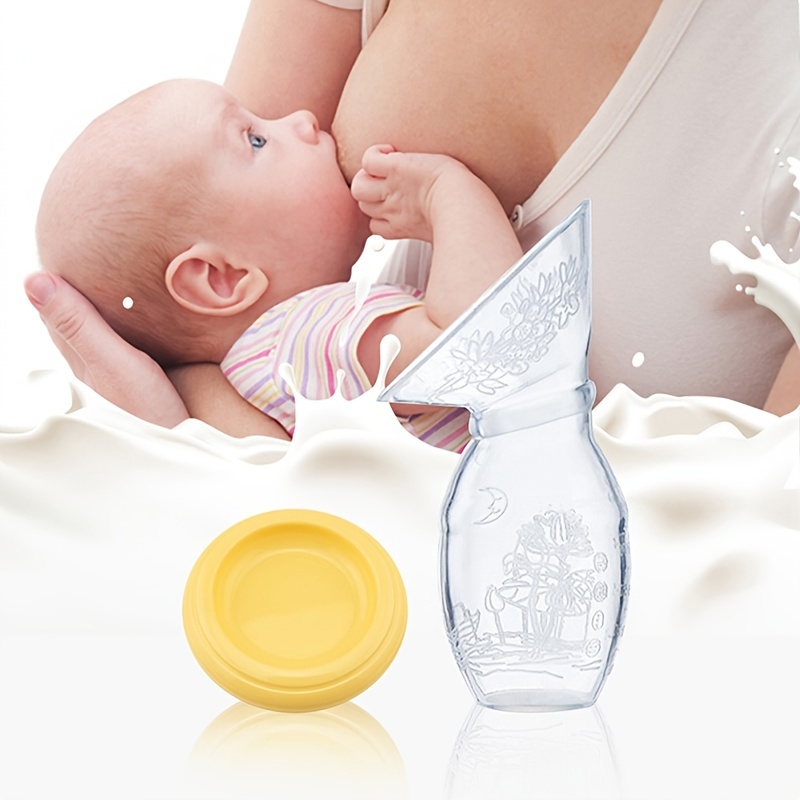 100ml Silicone Manual Control Breast Pump, Breast Milk Collector