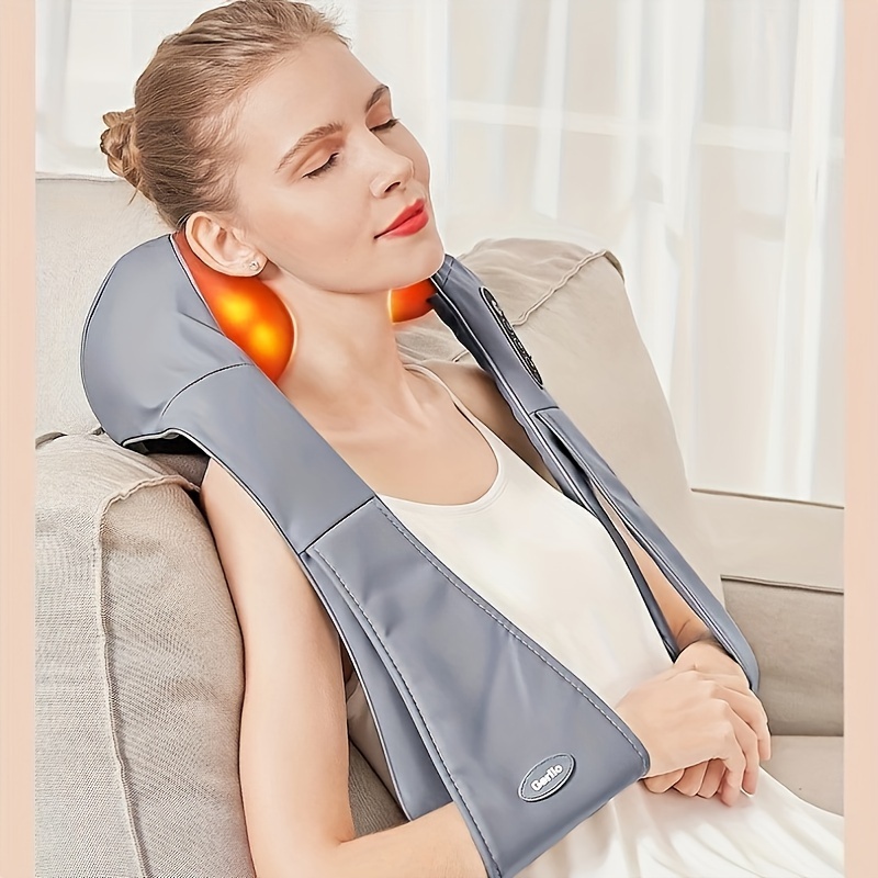 Cordless Neck And Back Massager With Inflatable - Temu