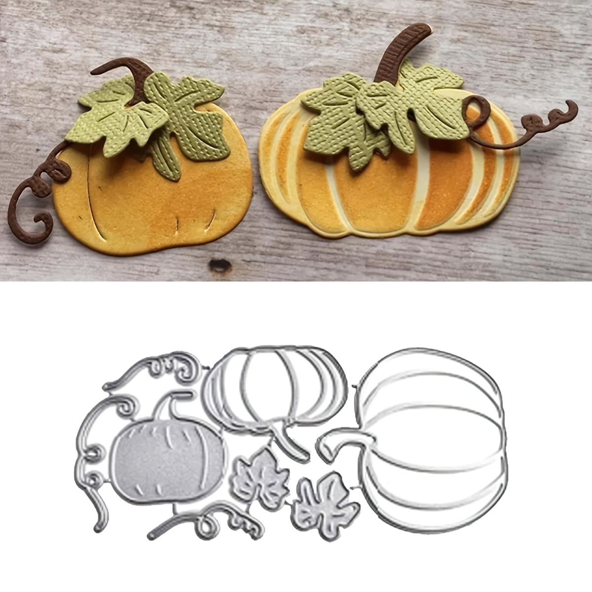 Pumpkin Cut Stencils Card Paper Craft Diy Template Metal Cutting Dies ...