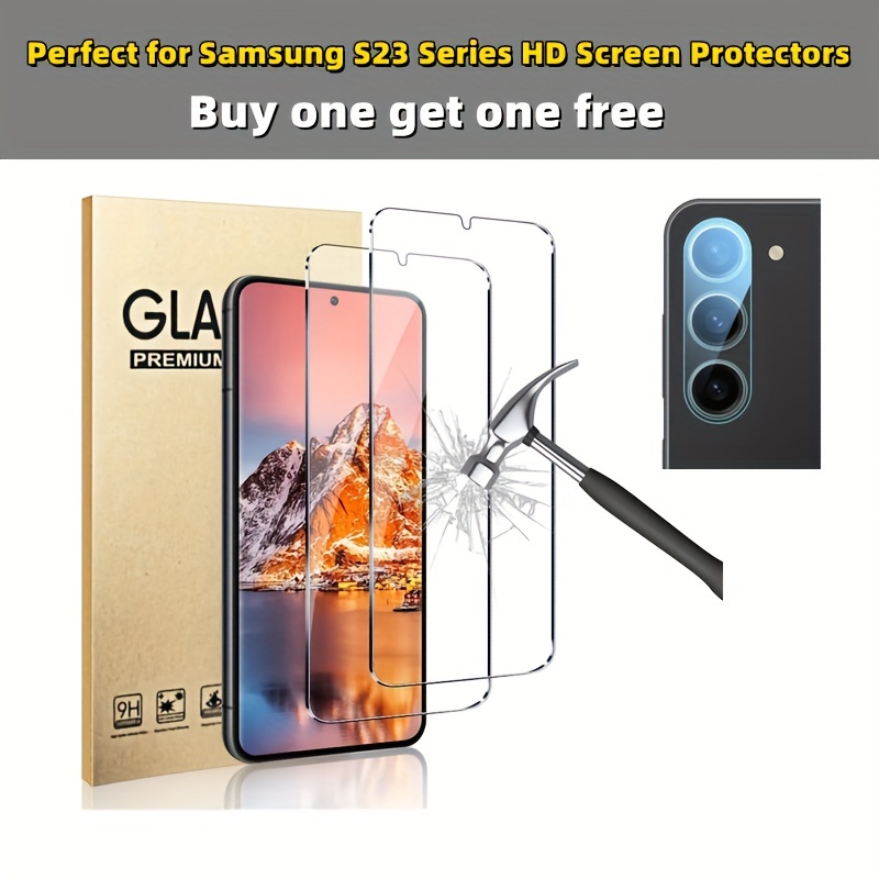 Elegant Choise 2Pcs Screen Protector Hydrogel Full Cover Film for Samsung  Galaxy S23/S23 Plus/S23 Ultra, Clear 