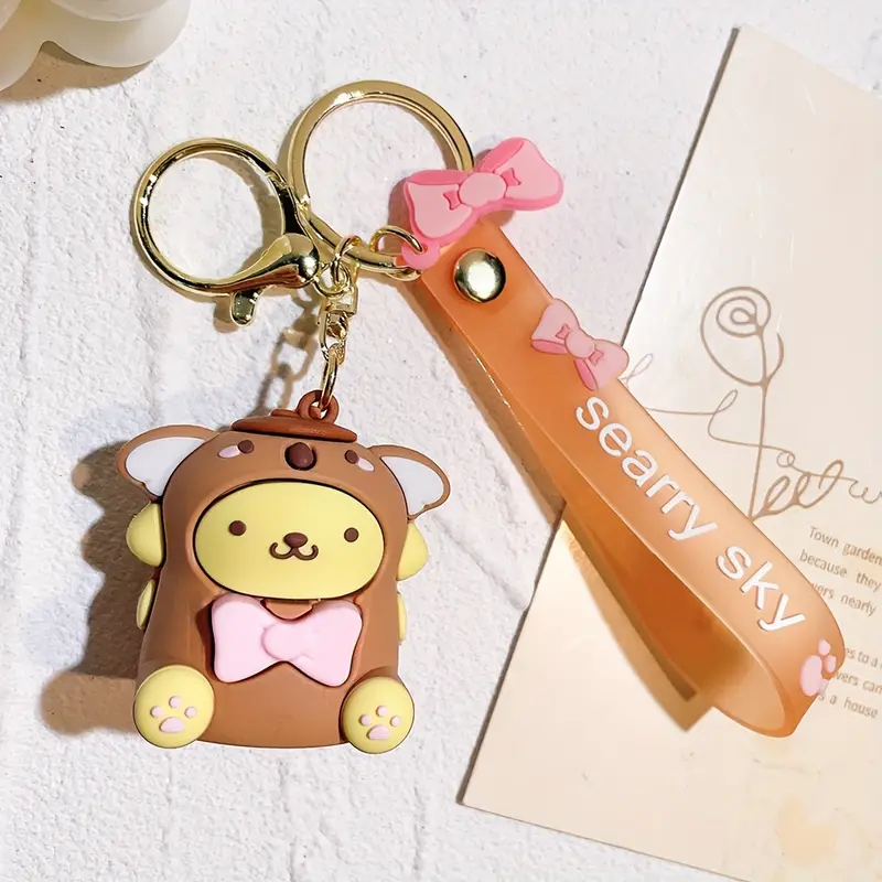 10PCS Sanrio Kuromi BAD BADTZ-MARU Hello Kitty DIY Jewelry Accessories  Alloy Drip Oil Necklace Accessories Bracelet Pendant 