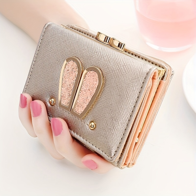 Womens Wallet Small Clutch Wallet Hand Purse for Womens Women's Girls  Ladies Mini Wallet Clutch Purse