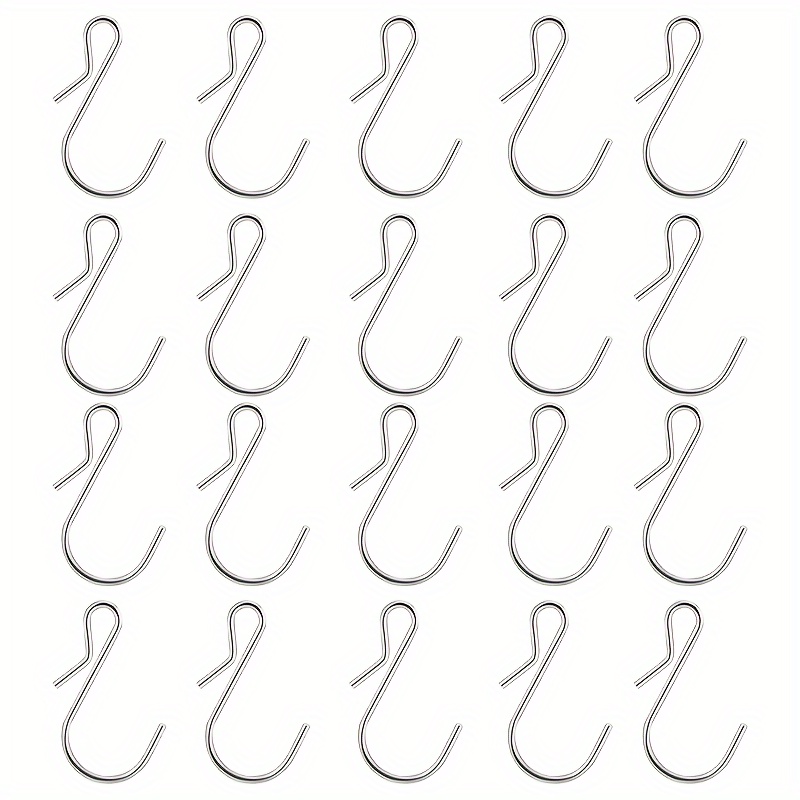 10/20/40pcs Hooks, S Hooks, Suitable For Diy Crafts, Hanging Ornaments, String Lights, Plants, Kitchenware, Coats, Keychains, Tags, Fishing Lures, Nets, Etc