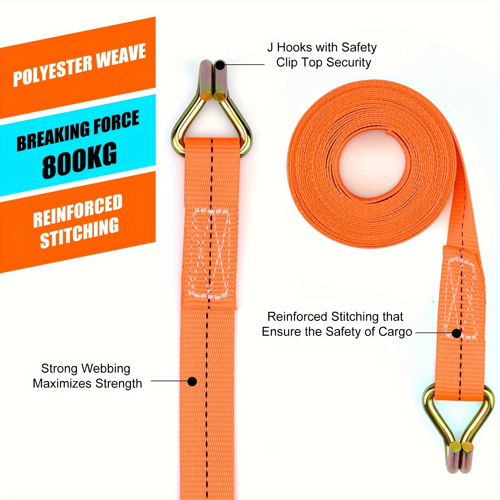 Ratchet Straps Hooks Tie Straps Ratchet Hooks Tension Straps - Temu