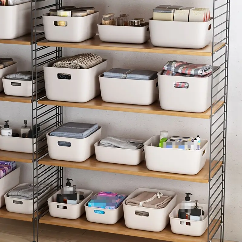 White Desktop Snack Box - Convenient Sundries Storage Basket For