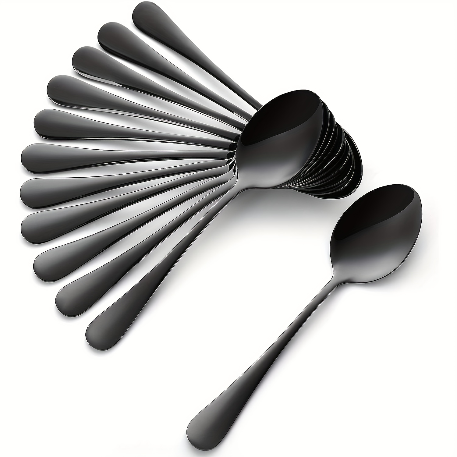 Christmas Black Stainless Steel Cutlery Silverware Pattern - Temu