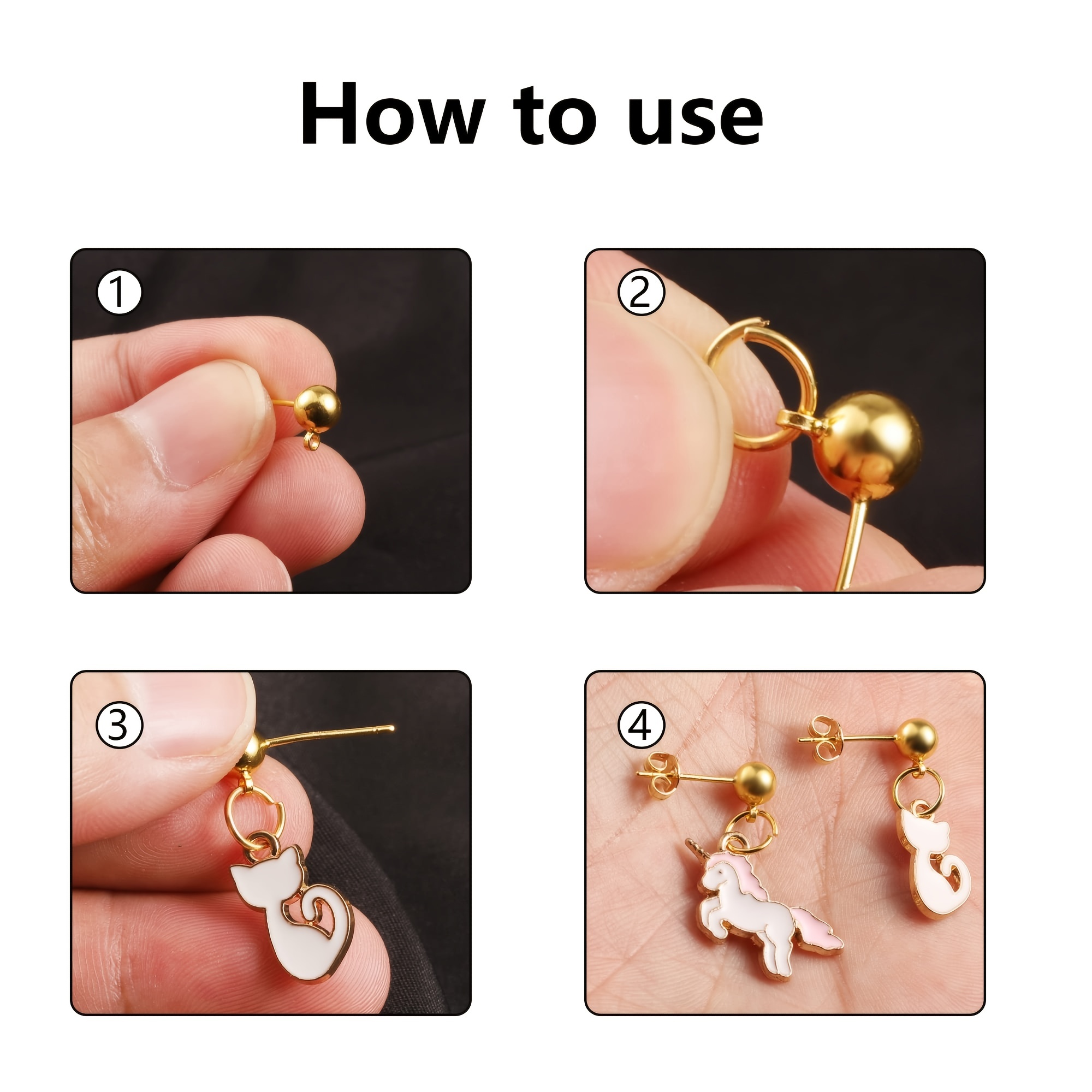 14k Gold Screw Earring Backs Replacements,925 Stering Silver