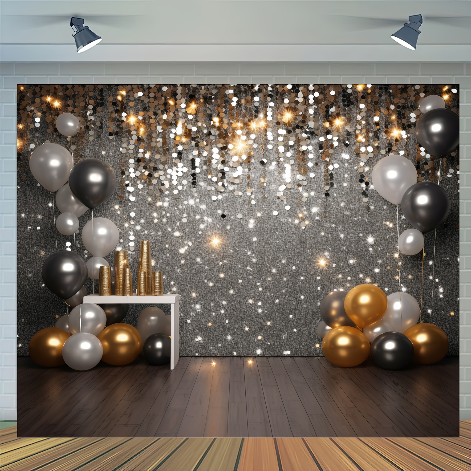 1pc Toiles De Fond De Photographie De Fête Disco Thème De - Temu