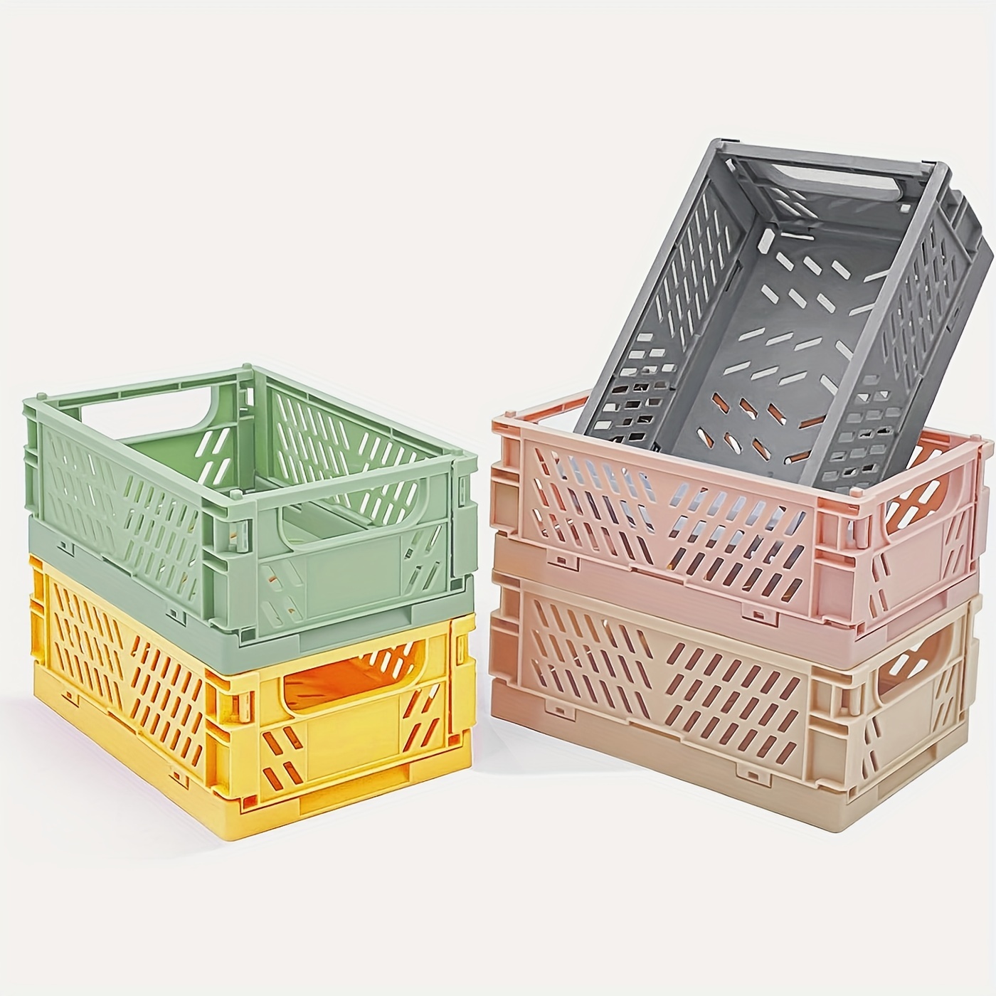 Plastic Desktop Storage Box Minimalist Storage Basket For - Temu