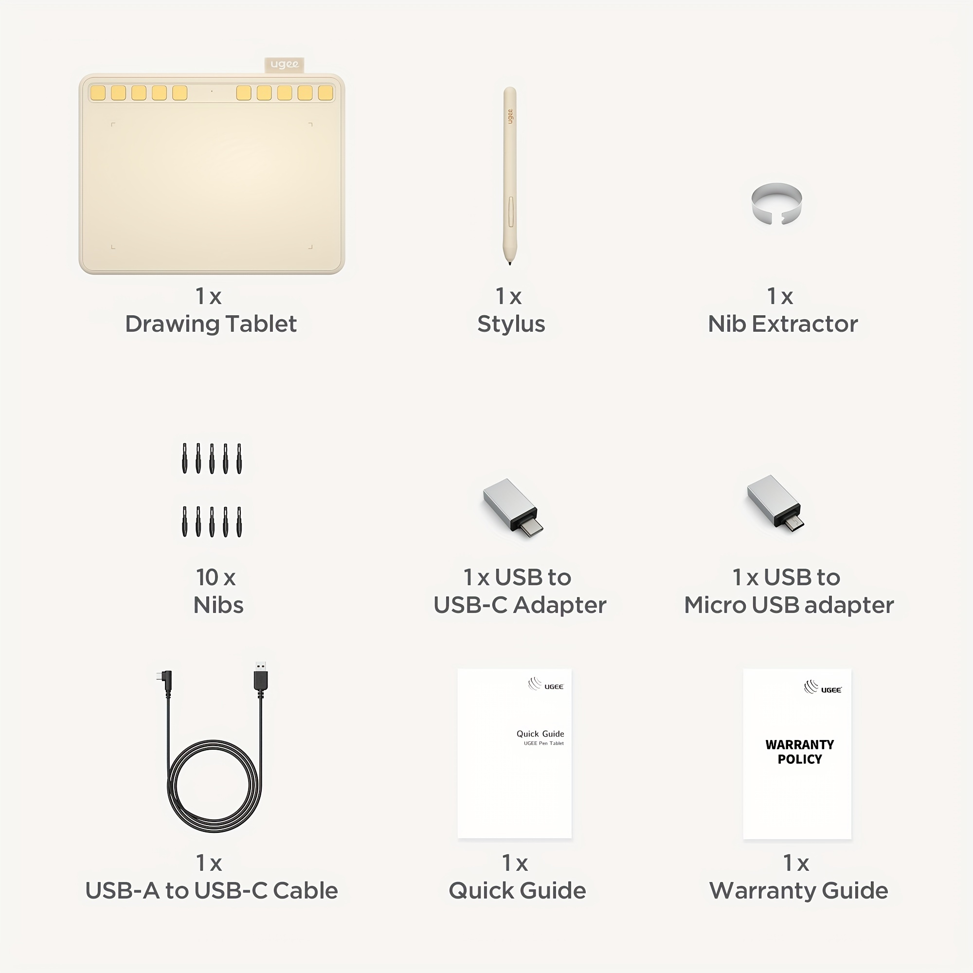 Ugee S640 Graphic Drawing Tablets Digital Pen Tablet For Temu