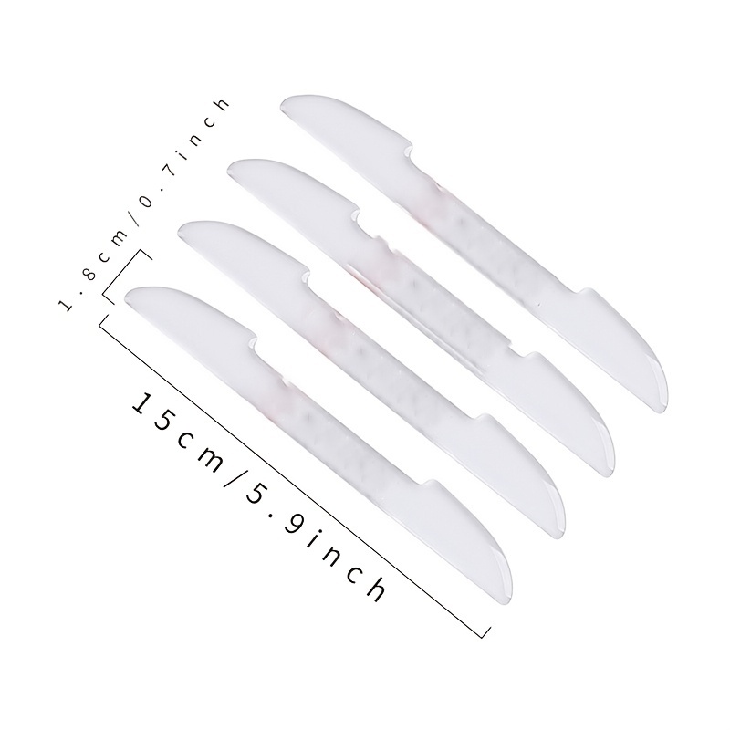 4PCS Car Door Anti Collision Protector Bar Side Edge Protection Guards