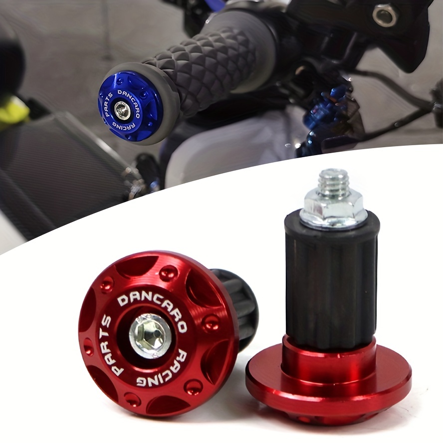7/8 22mm Universal Lenker Gasdrehgriff Griffe Beschleuniger Gasgriff  Motorrad für Motorrad Roller Dirt Bike(Red)