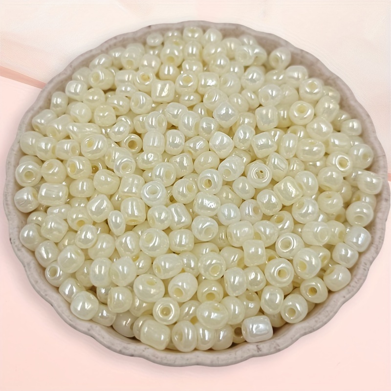 Mix Color Cream Glass Seed Beads Jewelry Making Diy Fashion - Temu