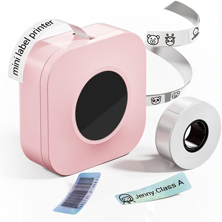 Phomemo D30 Mini Etichettatrice Bluetooth, Portatile Stampante Etichette  Adesive Confezione regalo con 5 rotoli di etichette,Etichettatrice adesivi