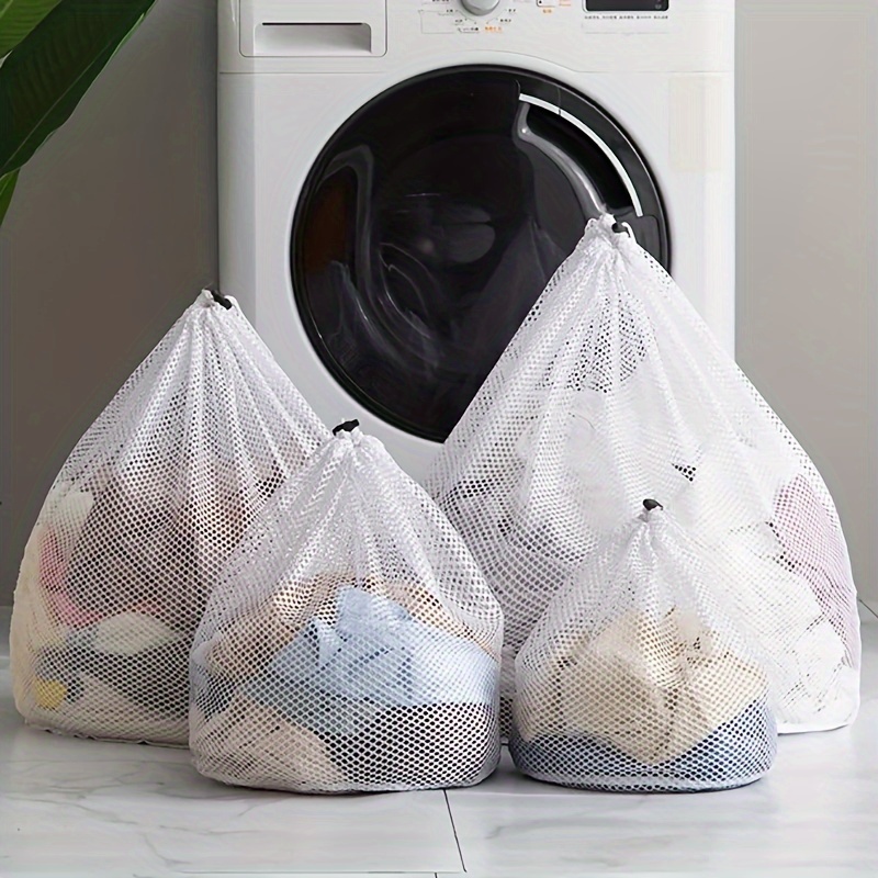 Laundry Washing Protector Net Mesh Bag Rough Washing Bag Zipped