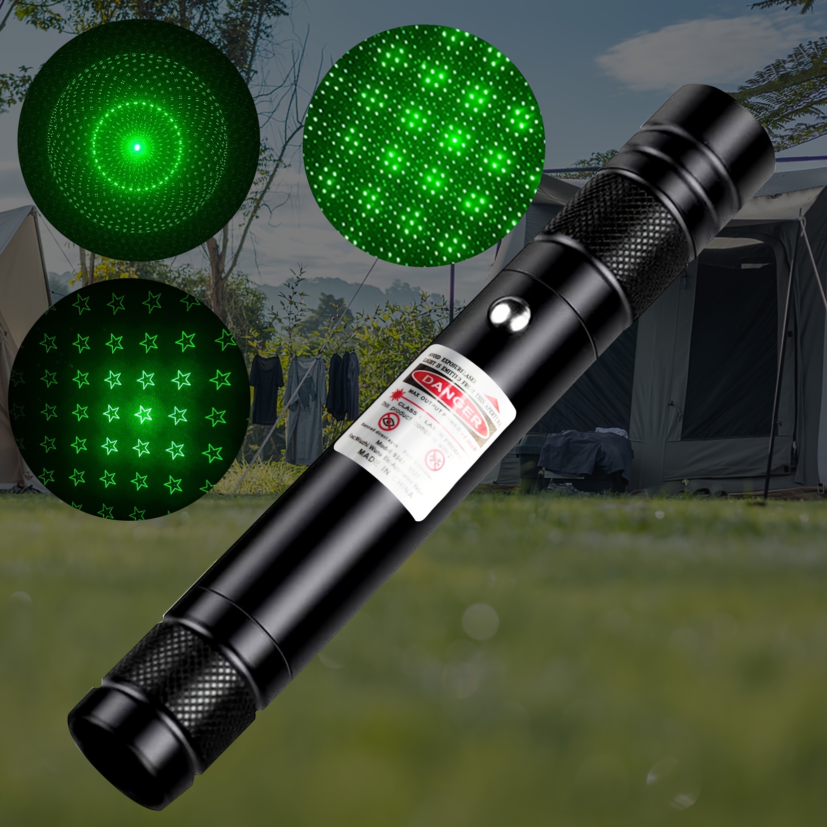 Pointeur laser vert avec fonction télécommande