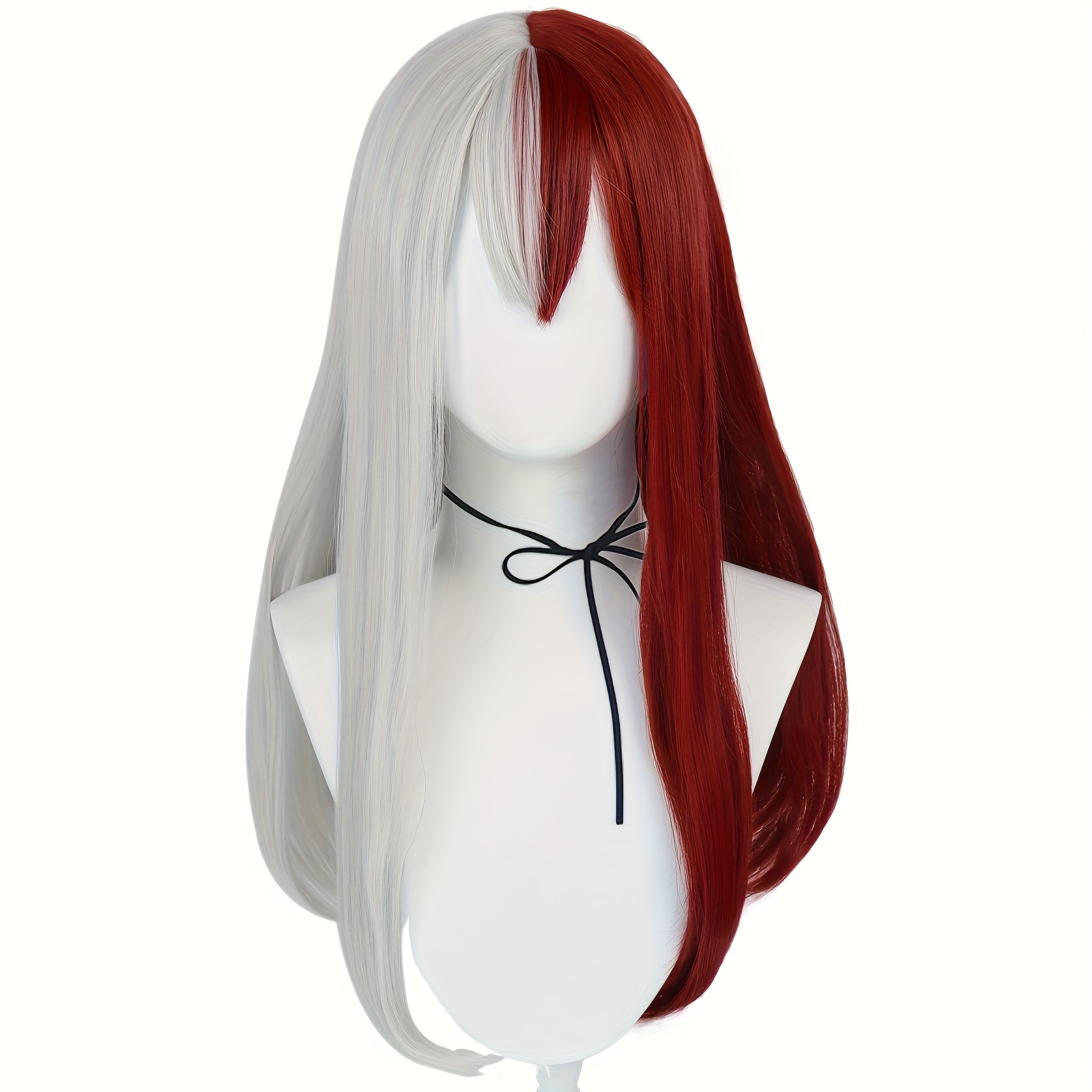 Red and deals white wig