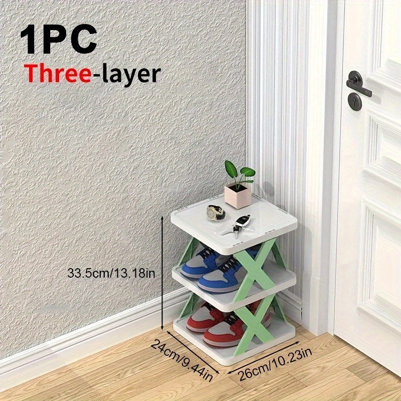 Plastic Multi-layer Simple Shoe Rack Living Room Entryway Space