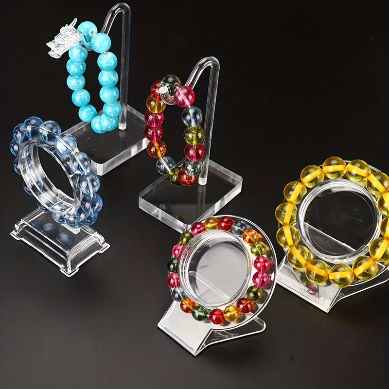 plplaaoo Bracelet Organizer, 3 Tier Bracelet Display Stand,Bracelet Holder,  Bangle Watch Necklace Display Storage Jewelry Holder Stand Display